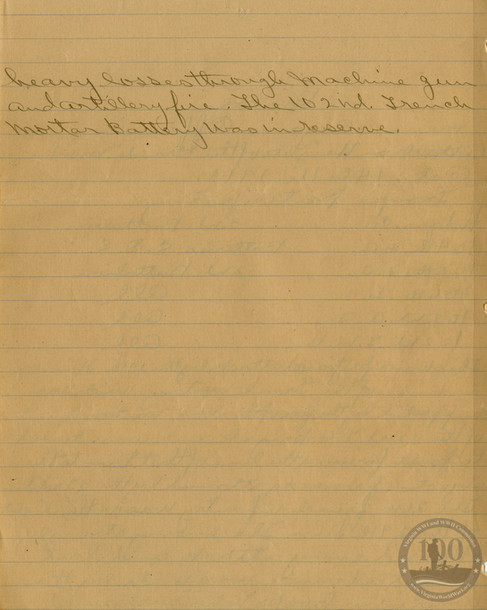 Whitehouse, Robert - WWI Document