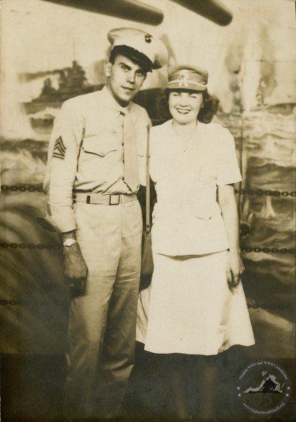 Barrows, Shirley & John - WWII Photo